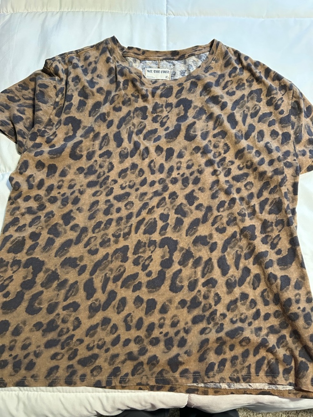 We The Free Leopard Print Tee - Brown & Black